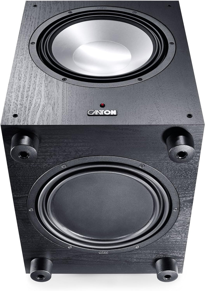 Canton Sub 12.3 Aktiver Subwoofer - Schwarz, Schwarz