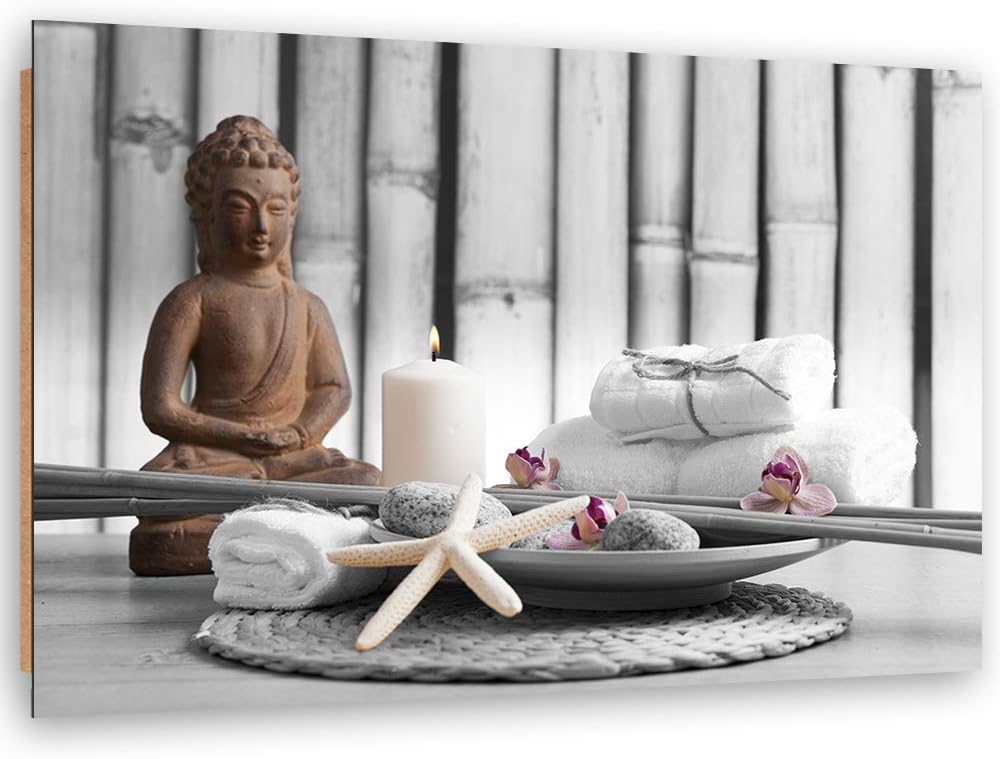 Wandbild Spa Modern Deko Kunst Bilder Religion Weiss 90x60 cm M14704 90x60 cm, M14704 90x60 cm