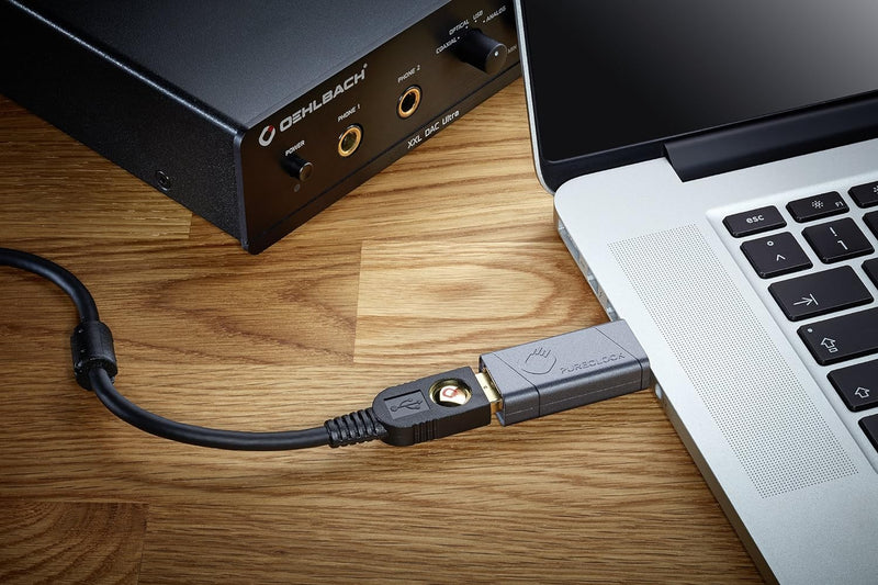 Oehlbach PureClock - USB Jitter Reiniger anthrazit