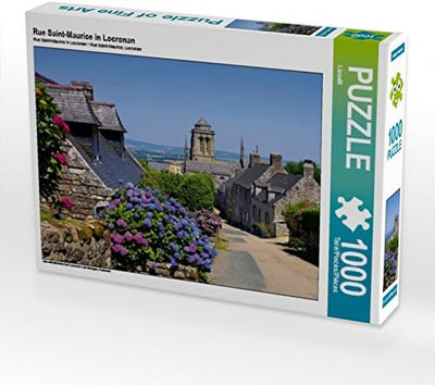 CALVENDO Puzzle Rue Saint-Maurice in Locronan 1000 Teile Lege-Grösse 64 x 48 cm Foto-Puzzle Bild von