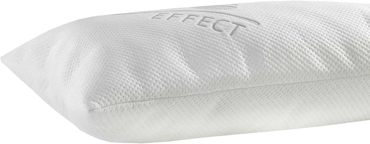 Nackenrolle Nackenkissen Stützkissen | 40x80 cm | Weiss | Gel-Effekt