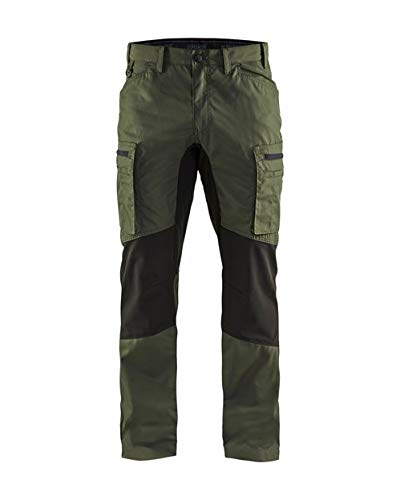 Blåkläder 14591845 Diensthose Stretch, Armee-Grün / Schwarz, C44 Army Green / Black 44, Army Green /