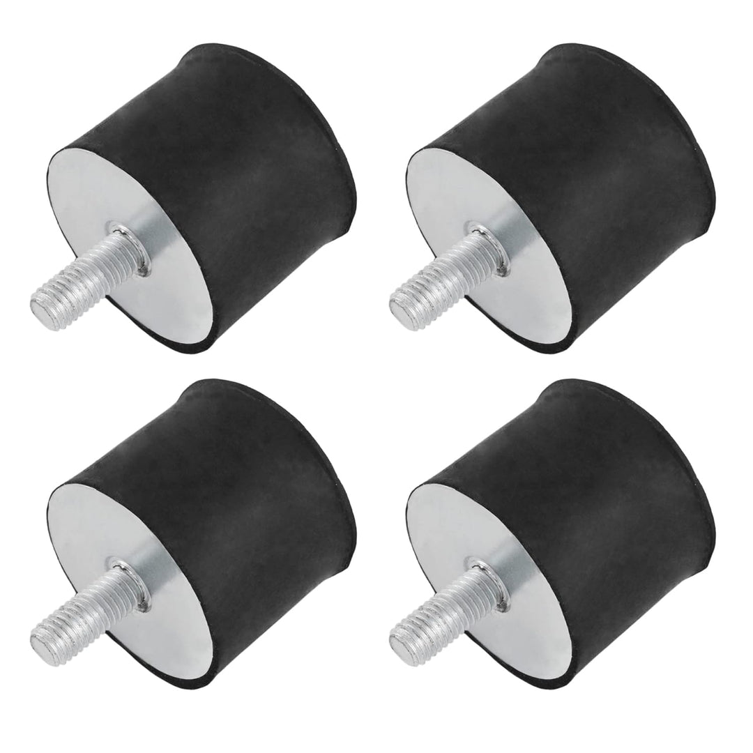 4x Gummipuffer Anti-Vibartion Schwingungsdämpfer Silentblock Maschinenfüsse Metall Gewinde ((I) M8 i