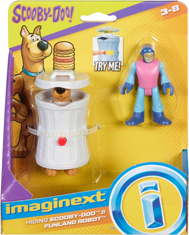 Fisher-Price Imaginext Doo Hiding Scooby & Funland Robot Figures, Multi Color