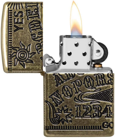 Zippo 49001 29561 Ouija Board Design, Design