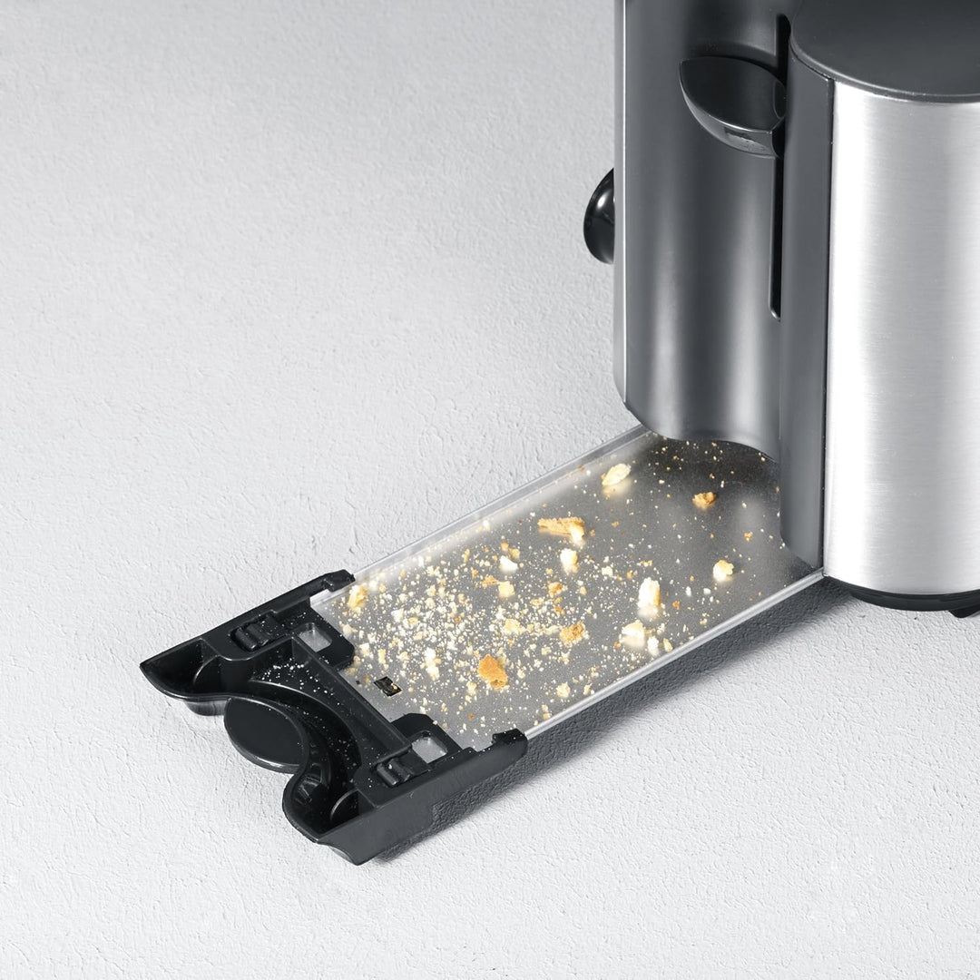 SEVERIN AT 2509 Automatik-Toaster (1.400 W, 2 Langschlitzkammern, für bis zu 4 Brotscheiben) Edelsta
