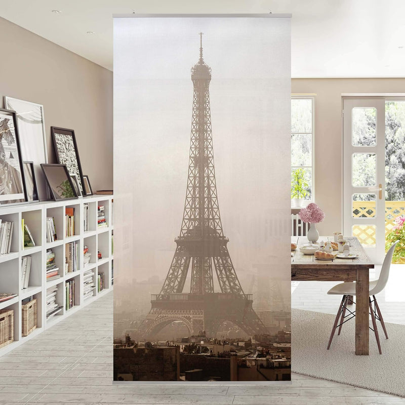 Bilderwelten Raumteiler Tour Eiffel 250x120cm inkl. transparenter Halterung 250x120cm incl. transpar