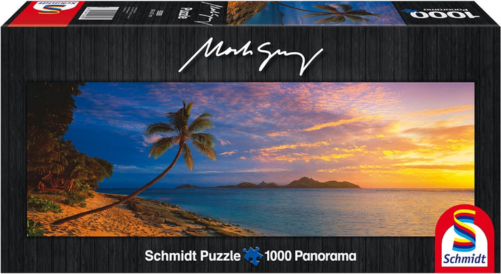Schmidt 59288 Panoramapuzzle, Tokoriki Island Sunset, Mamanuca Islands, Fiji