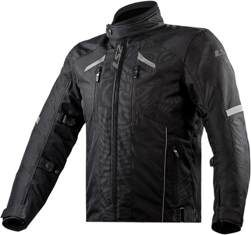 LS2 Serra EVO Man Jacket Grey 3XL XXL Schwarz, XXL Schwarz