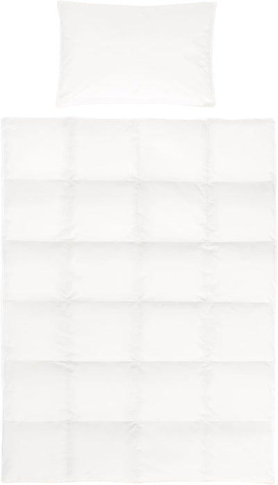 Traumnacht Daune Kinderbettenset, Babybettenset, Ganzjahresdaunendecke 100x135cm und Kopfkissen 40x6