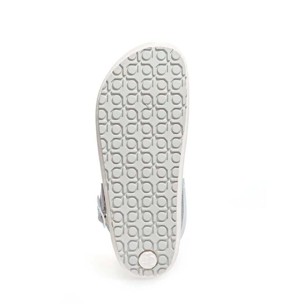 Abeba Clog 9300 - rubber Glattleder weiss, perforiert, zertifiziert, 39 39 EU, 39 EU