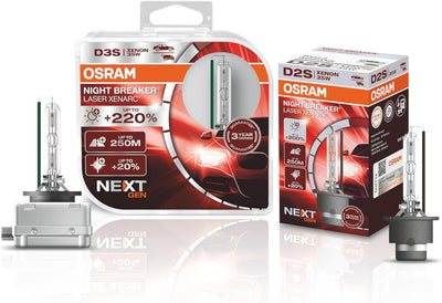 OSRAM XENARC NIGHT BREAKER LASER D2S Next Generation, +200 % mehr Helligkeit, HID Xenon-Scheinwerfer