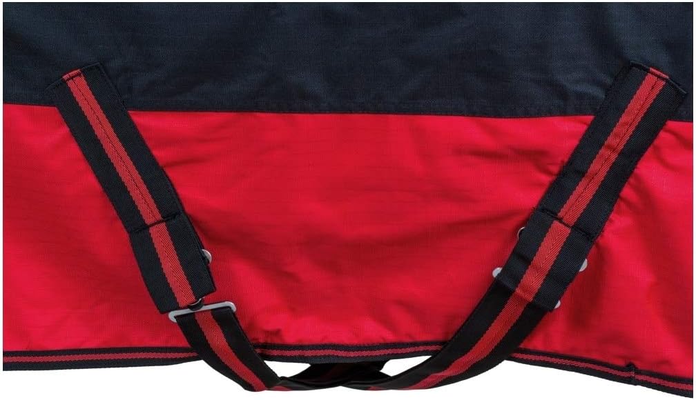 RL24 - Weidedecke Full Neck Basicline 600D Nylonfutter mit Füllung | Pferde Winterdecke | wasserdich