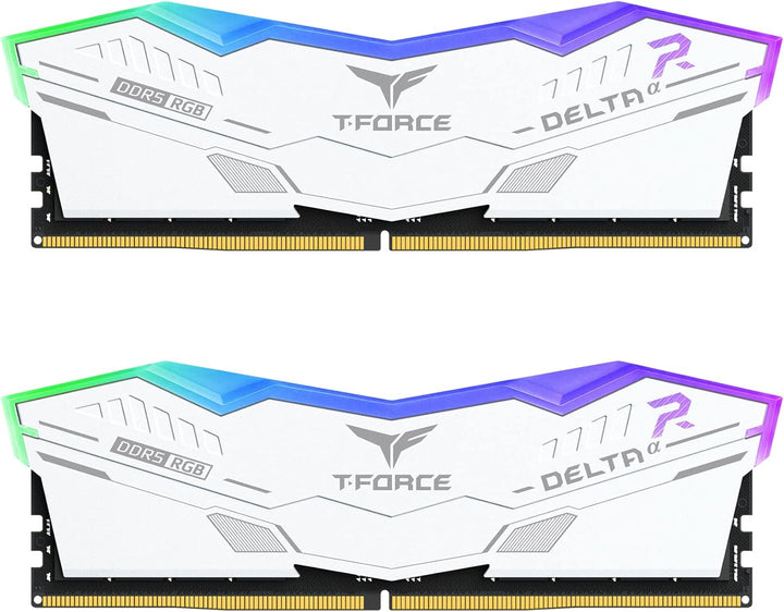 Modul DDR5, 32 GB, 2 x 16 GB, 6000 MHz, Teamgroup Delta 32GB(2x16GB) DDR5 6000MHz 38-38-38-78 Weiss/
