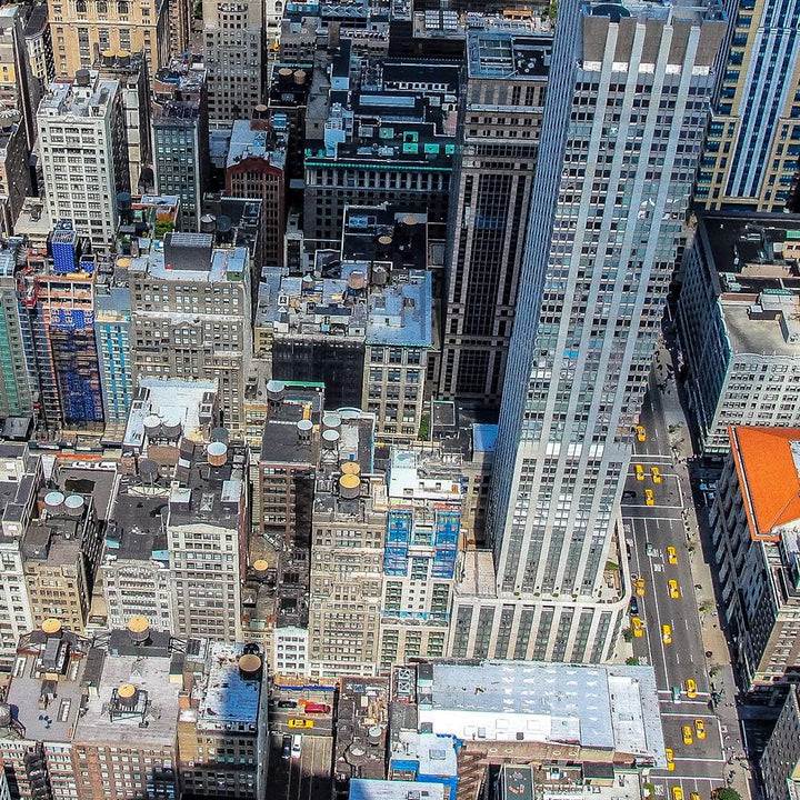 Leinwandbild XXL Stadt Wandbild Kunst City Architektur Landschaft bunt 120x80 cm Leinwandbild 120x80