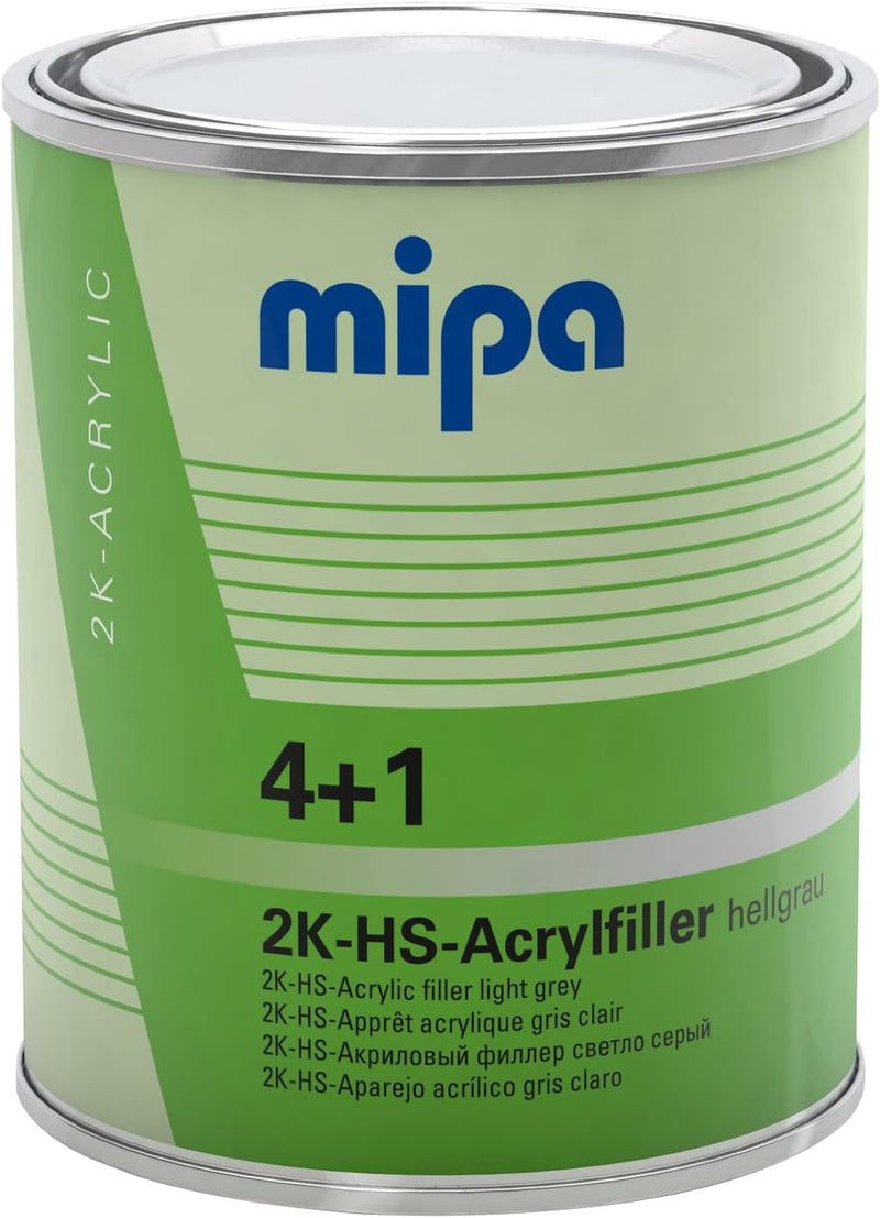 MIPA 4+1 Acrylfiller HS WEIss Füller Dickschichtfüller Autolack 1 Liter