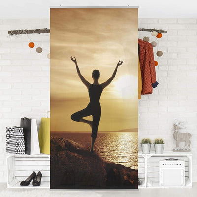 Bilderwelten Raumteiler Yoga 250x120cm inkl. transparenter Halterung 250x120cm incl. transparent han