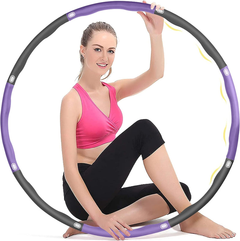 Aoweika Hula Hoop Reifen Erwachsene, 95cm Fitness Hoola Reifen Hoop Geeignet für Anfänger und Profis