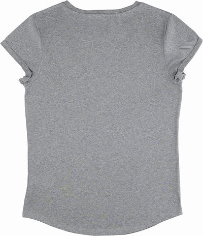 Marvel Damen Avengers Classic Group Marvel Retro Women's Rolled Sleeve T-shirt S Melange Grey, S Mel