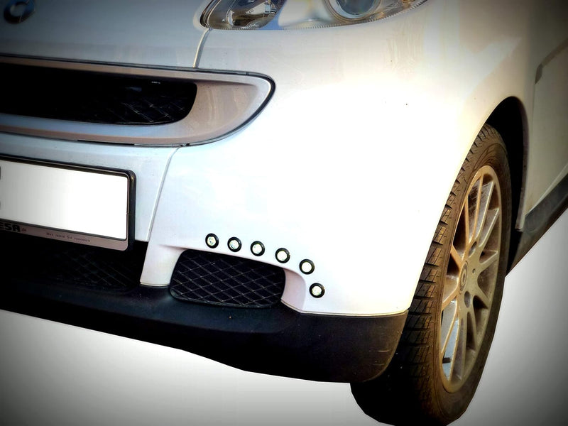 LEDflex flexibles Flex-Design Tagfahrlicht mit 10 LEDs - STVZO passend für alle PKW mit R-87 Zulassu
