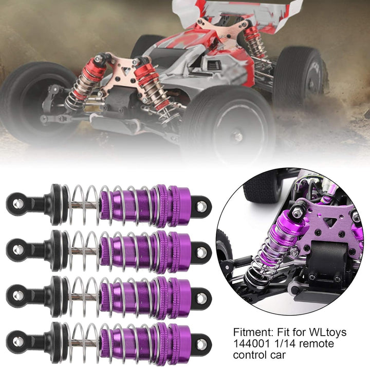 4 Stück RC Car Stossdämpfer Dämpfer, langlebiger Stossdämpfer Dämpfer RC Upgrade Ersatzzubehör für W