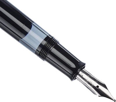 Pelikan 804080 Kolbenfüllhalter Classic M205, schwarz, Feder M, 1 Stück Federbreite: M, Federbreite: