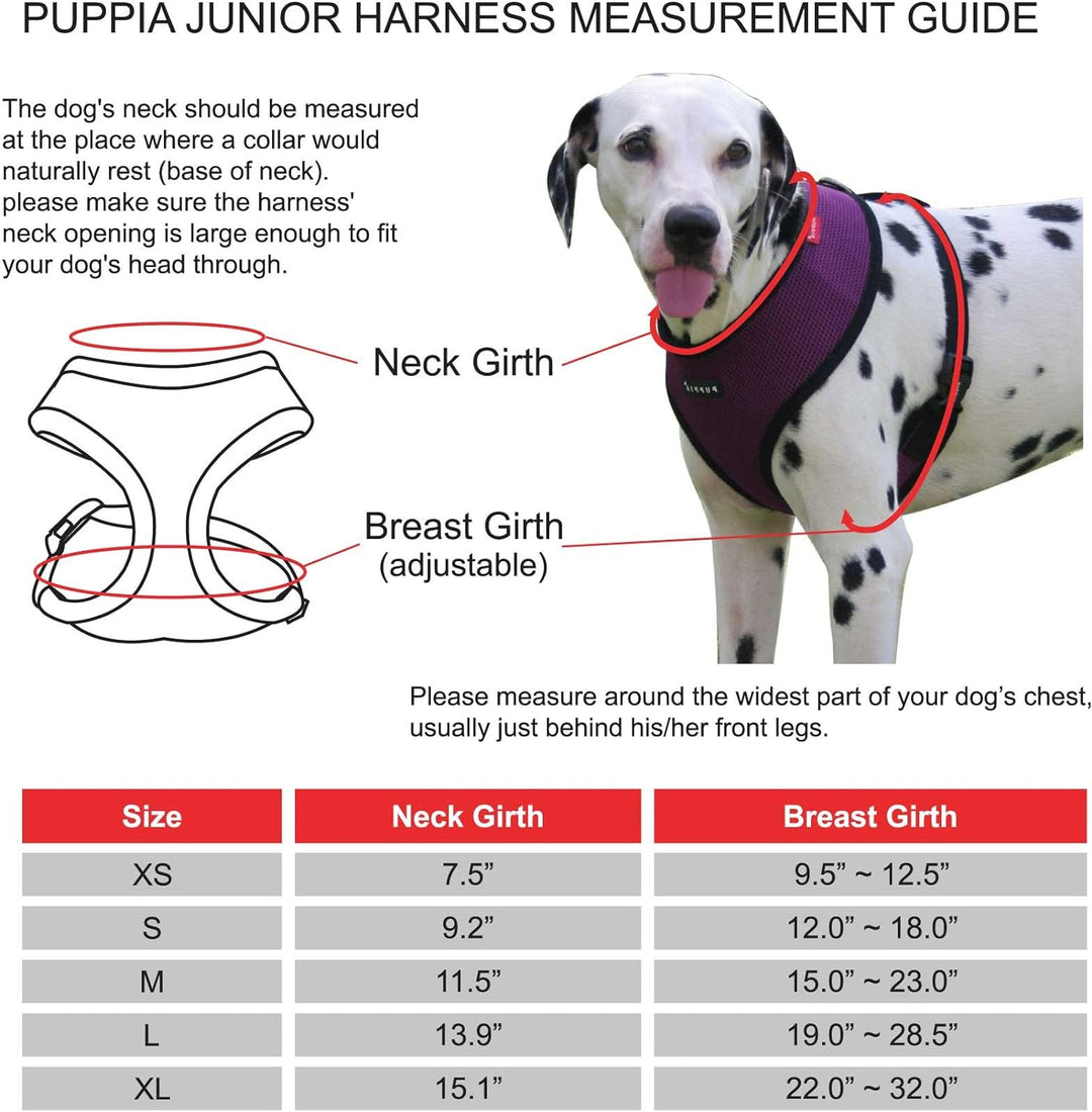 Puppia Junior - Hundegeschirr für kleine Hunde - leicht und super weich - Auch als Welpengeschirr ve