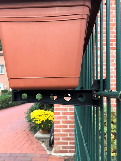 Blumenkastenhalter Doppelstabmattenzaun Blumenkasten Halterung Stabmattenzaun Halter Zaun Gartenzaun