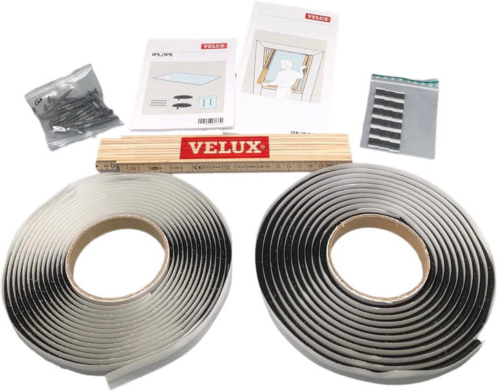 Ersatzteile für VELUX Fenster - Butyl Dichtschnur SET Dichtband Aussenbereich Scheibentausch Wartung