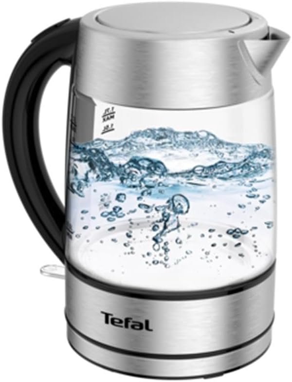 Tefal KI772D electric kettle 1.7 L 2400 W Stainless steel Transparent
