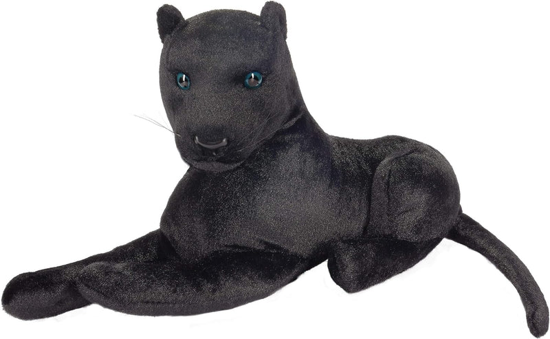 BRUBAKER Panther Plüschtier 45 cm liegend - Stofftier Kuscheltier - Raubkatze Schwarz