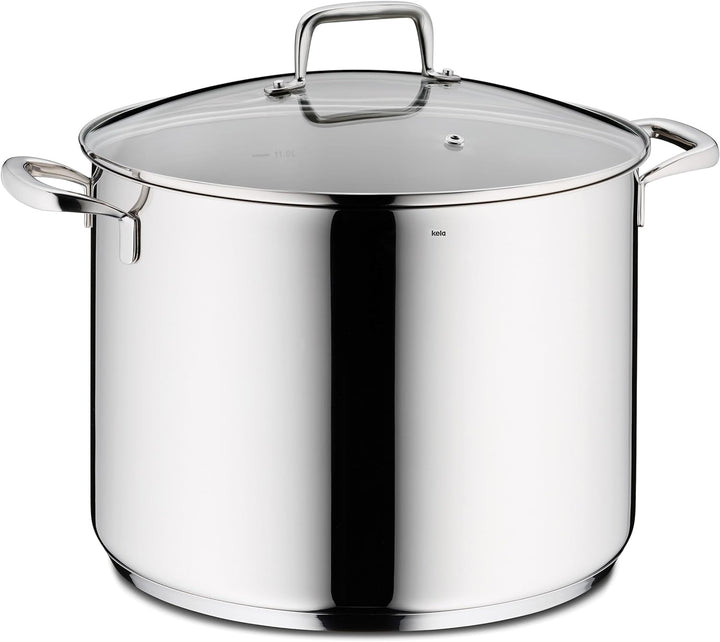 Kela 10178 Flavoria Gemüsetopf, 18/8 Stainless Steel, 12.2 liters 12,2 l, 12,2 l