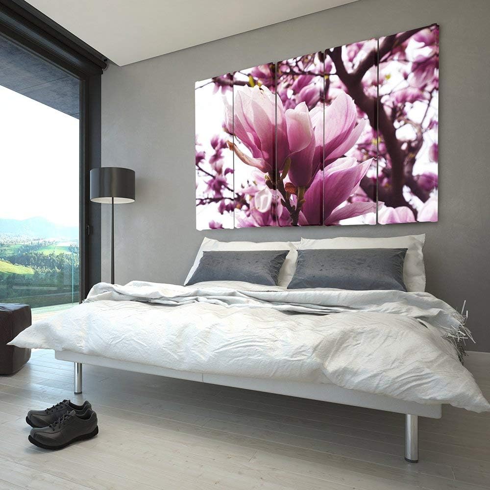 Feeby Frames, Leinwandbild, Bilder, Wand Bild - 5 Teile - Wandbilder, Kunstdruck, 250x120 cm, Typ C,