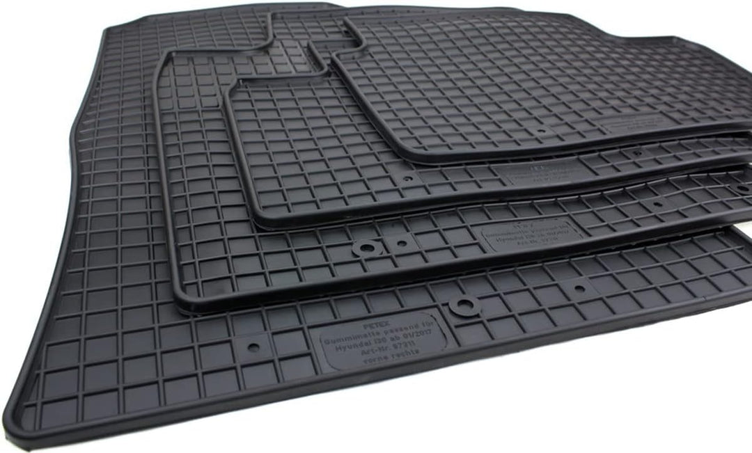 kfz-premiumteile24 Gummimatten Kompatibel mit Hyundai i30 / Fastback ab 2017 + Ceed/Pro Ceed/XCeed a