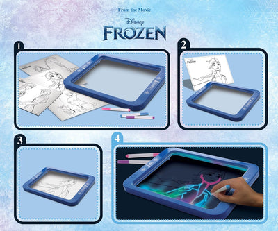 Lisciani Giochi 92949 Frozen Magic Led Board, Mehrfarbig