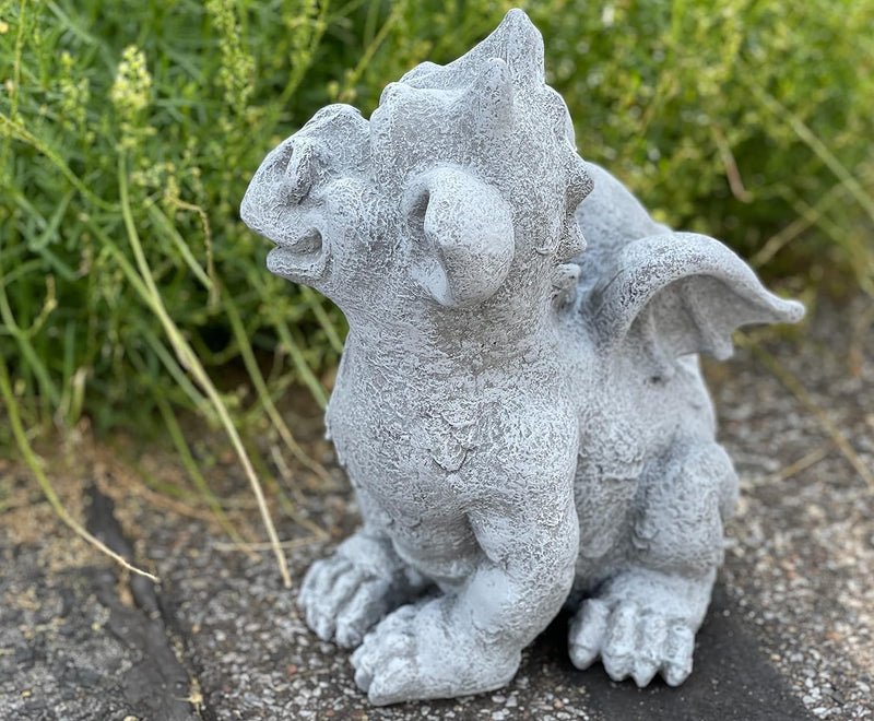 Stone and Style Steinfigur grosser Drache Cristiano frostfest wetterfest Gartenfigur