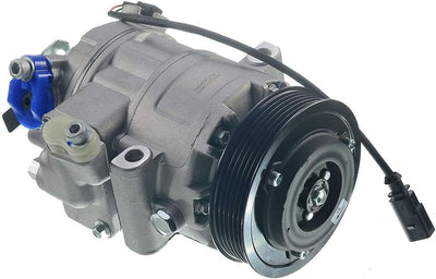 Frankberg Kompressor Klimaanlage Kompatibel mit Polo 6C1 6R1 1.4L 2009-2014 Polo 9N 1.2L-1.8L 2001-2