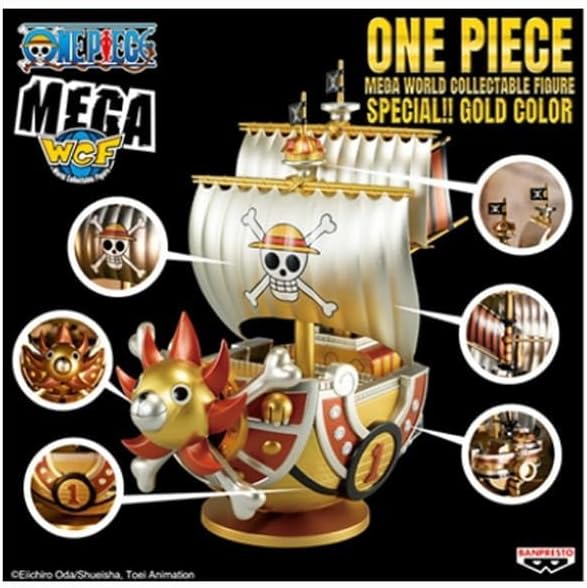 BANPRESTO One Piece – Thousand Sunny – Figur Mega WCF Special 19 cm