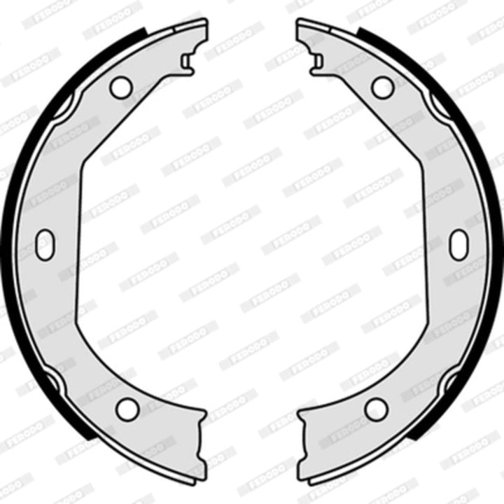 FERODO FSB585 Bremsbackensatz, Feststellbremse PREMIER - (4 Stück)