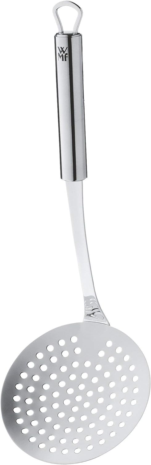 WMF Profi Plus Schaumlöffel Edelstahl 30 cm, Schaumkelle Edelstahl, Cromargan Edelstahl teilmattiert