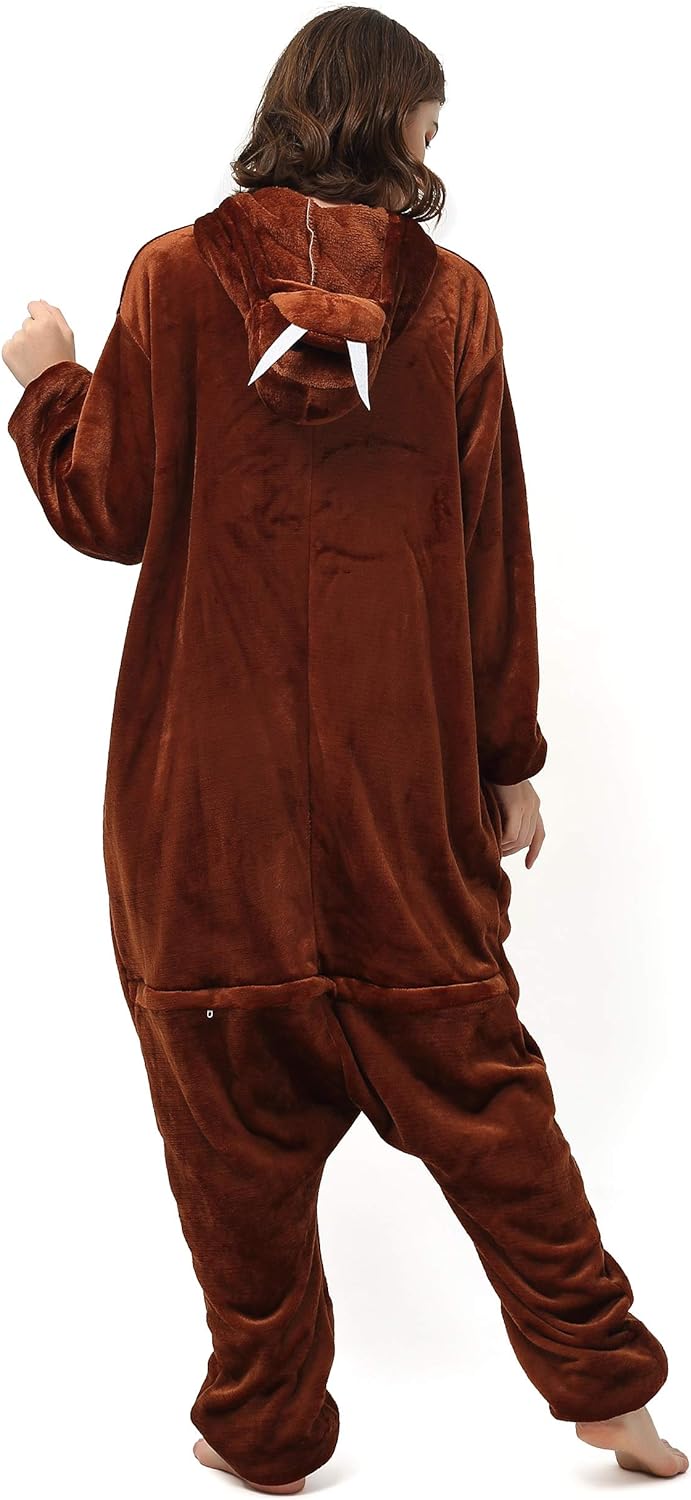 Katara 1744 (30+ Designs) Walross-Kostüm Robbe, Unisex Onesie/ Pyjama-Qualität für Erwachsene & Teen