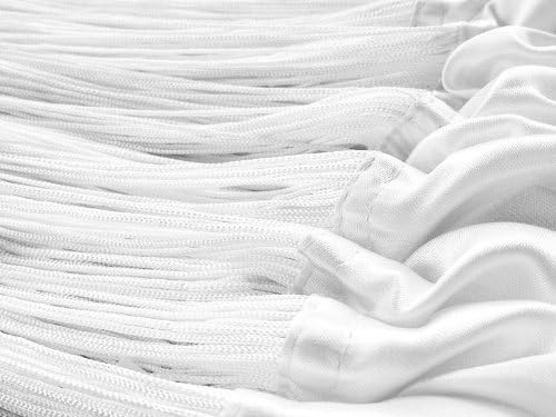 Kaikoon Fadenvorhang Vorhang Fadenstore Fadengardine Messe 300 cm x 400 cm weiss