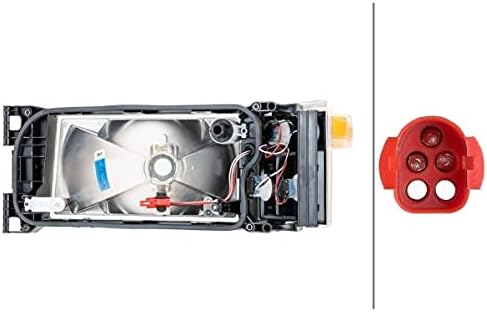 HELLA 1EG 007 150-101 Halogen-Hauptscheinwerfer - rechts