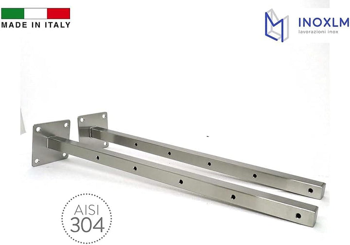 INOXLM Arme für Wäscheleine Wandtrockner Wandtrockner Made in Italy Edelstahl