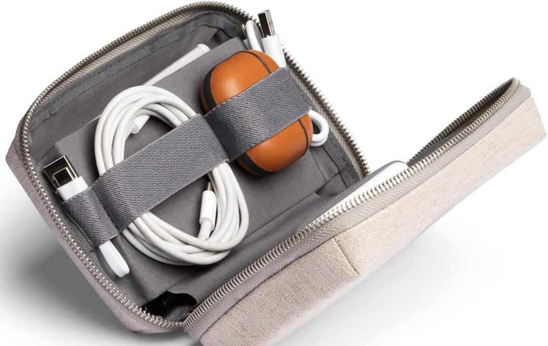 Bellroy Tech Kit Compact (Ladegerät, Kabel, Maus, Powerbank, USB-Tasten, Dongles) - Saltbush, Saltbu