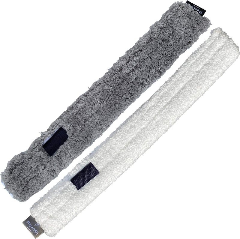 Ersatz-Wischbezug für Profi-Kombi-Fensterwischer im 2er-Set, Putzrolle (45/50cm), 45/50cm