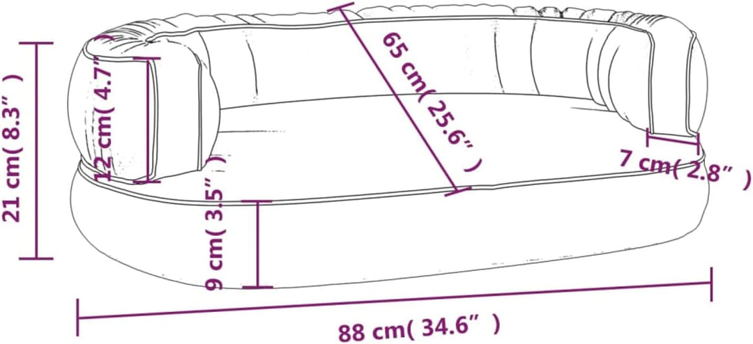 Tidyard Hundebett Hundesofa Haustiersofa Hundecouch Hundematte Hundekorb Hundematratze Hundekissen H