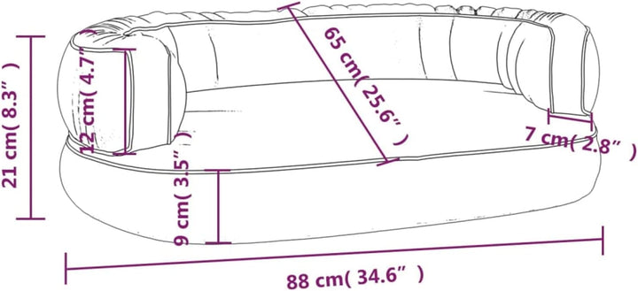 Tidyard Hundebett Hundesofa Haustiersofa Hundecouch Hundematte Hundekorb Hundematratze Hundekissen H