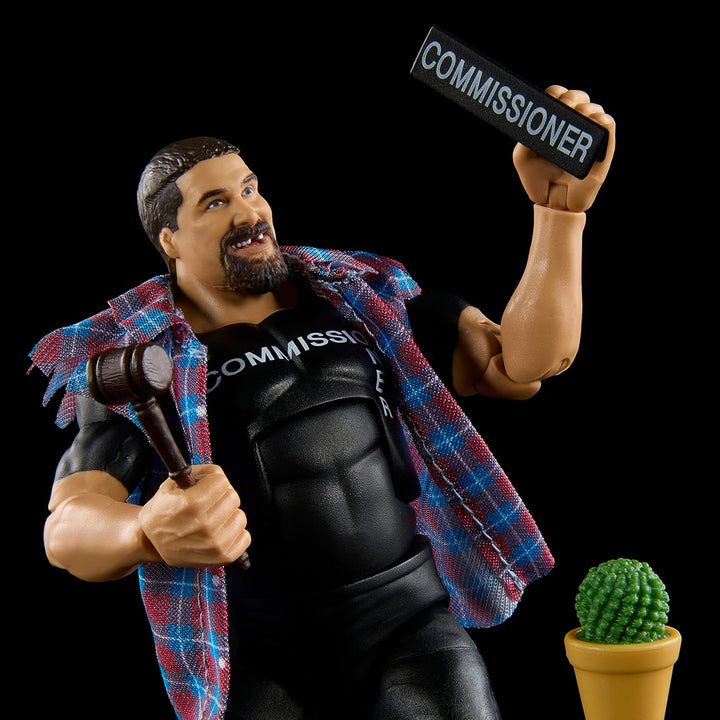 WWE Commissioner Mick Foley Elite Series Mattel 102 Wrestling Figure