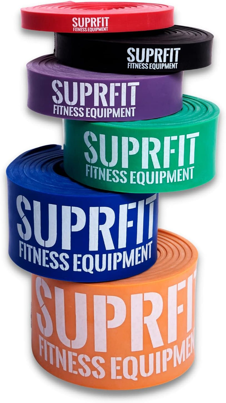 SUPRFIT Qualitäts Resistance Bands als Widerstandsbänder - Fitnessband für Klimmzüge, Cross- und Kra